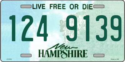 NH license plate 1249139