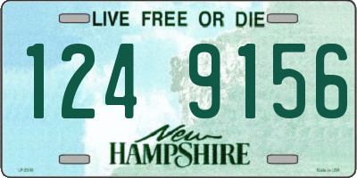 NH license plate 1249156