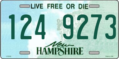 NH license plate 1249273