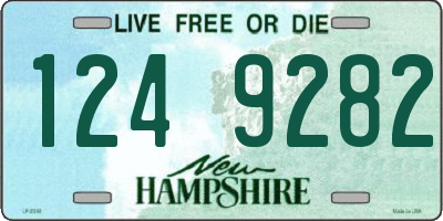 NH license plate 1249282