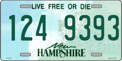 NH license plate 1249393