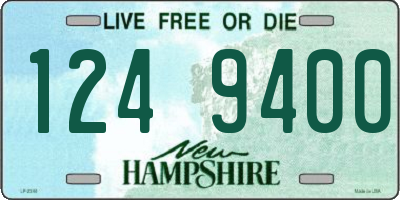 NH license plate 1249400