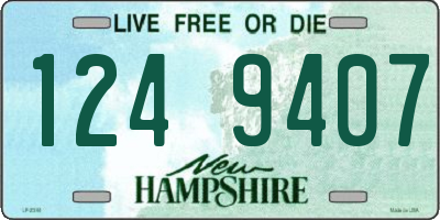 NH license plate 1249407