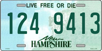 NH license plate 1249413