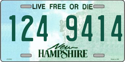 NH license plate 1249414