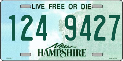 NH license plate 1249427