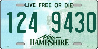 NH license plate 1249430