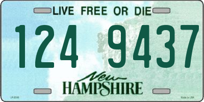 NH license plate 1249437