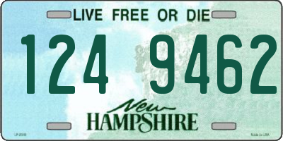 NH license plate 1249462