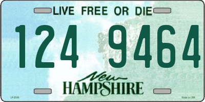NH license plate 1249464