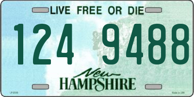 NH license plate 1249488
