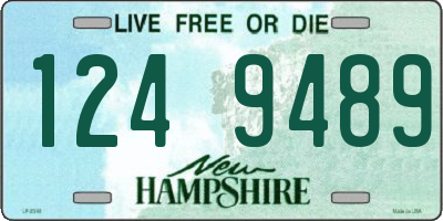 NH license plate 1249489