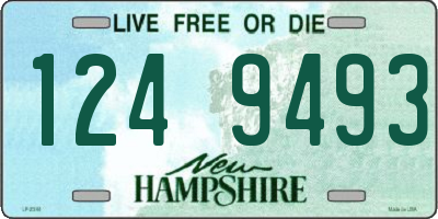 NH license plate 1249493