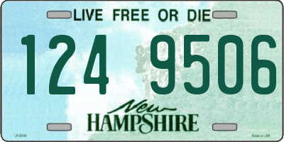 NH license plate 1249506