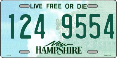 NH license plate 1249554