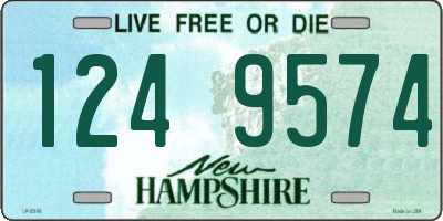 NH license plate 1249574