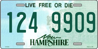 NH license plate 1249909
