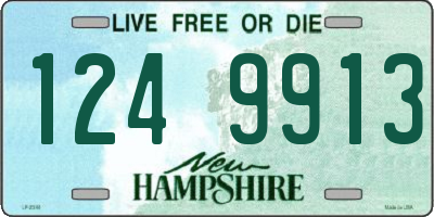 NH license plate 1249913