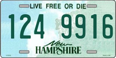 NH license plate 1249916