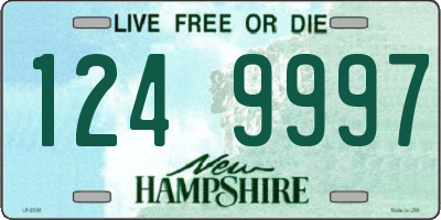 NH license plate 1249997