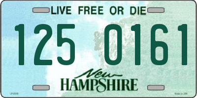 NH license plate 1250161