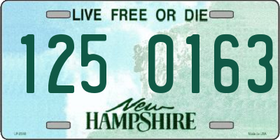 NH license plate 1250163