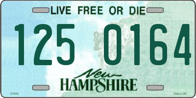 NH license plate 1250164