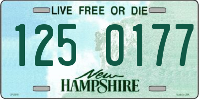 NH license plate 1250177