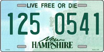 NH license plate 1250541