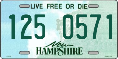 NH license plate 1250571