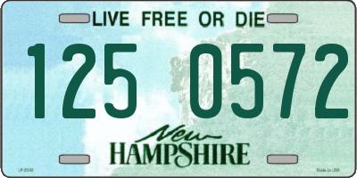 NH license plate 1250572