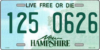 NH license plate 1250626