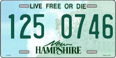 NH license plate 1250746