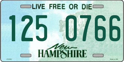 NH license plate 1250766