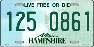 NH license plate 1250861