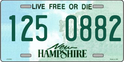 NH license plate 1250882