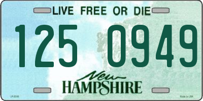 NH license plate 1250949