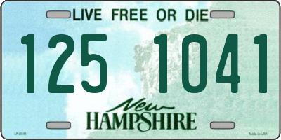 NH license plate 1251041