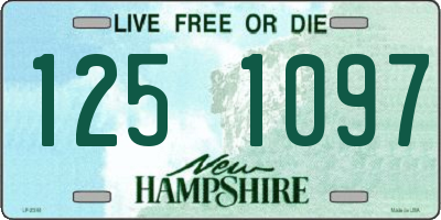 NH license plate 1251097