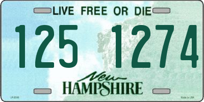 NH license plate 1251274