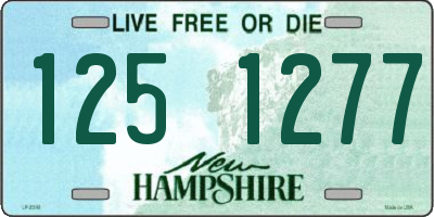 NH license plate 1251277