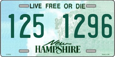 NH license plate 1251296