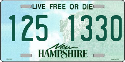 NH license plate 1251330