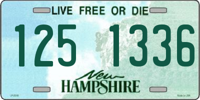 NH license plate 1251336