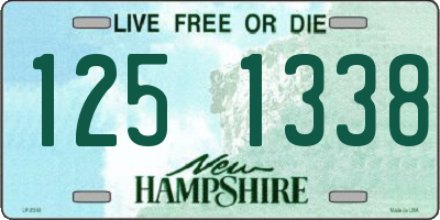 NH license plate 1251338