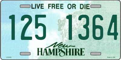 NH license plate 1251364