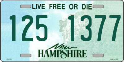 NH license plate 1251377
