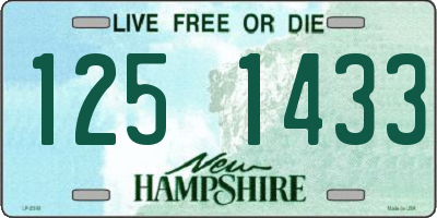 NH license plate 1251433