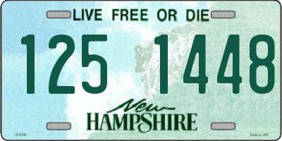 NH license plate 1251448