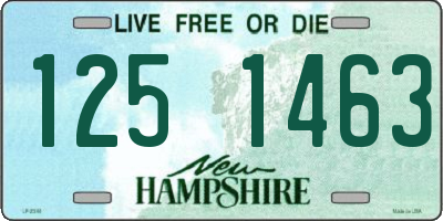 NH license plate 1251463